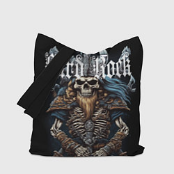 Сумка-шоппер Скелет викинга под Hard Rock
