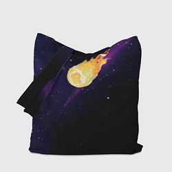 Сумка-шопер Магическая комета и обыденный космос, цвет: 3D-принт