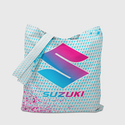 Сумка-шоппер Suzuki neon gradient style