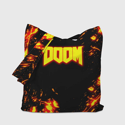 Сумка-шоппер Doom огненный марс / 3D-принт – фото 1