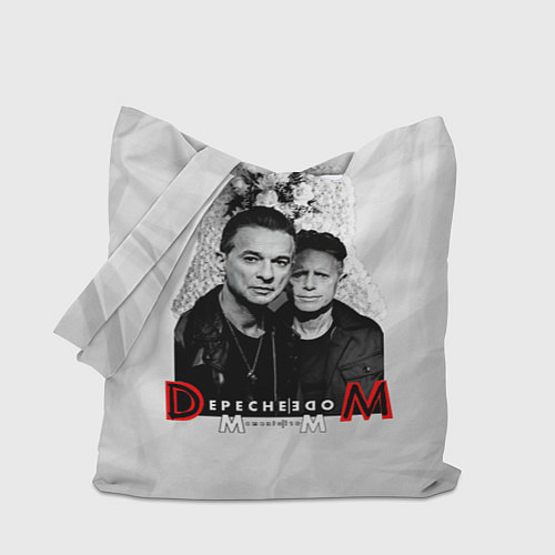 Сумка-шоппер Depeche Mode - Dave Gahan and Martin Gore с венком / 3D-принт – фото 1