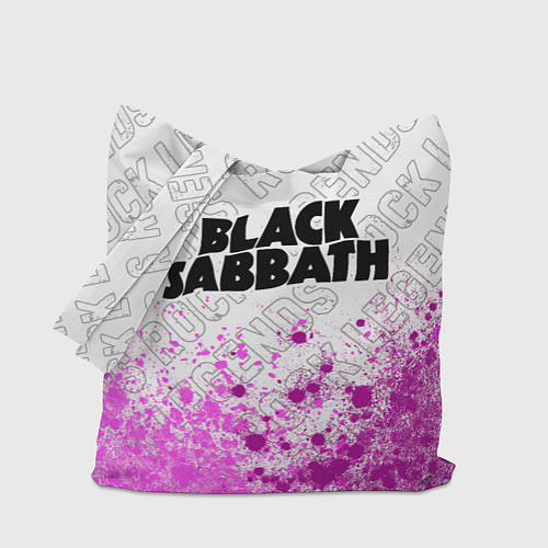 Сумка-шоппер Black Sabbath rock legends посередине / 3D-принт – фото 1