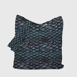 Сумка-шоппер Dragon scale pattern