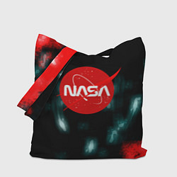 Сумка-шопер NASA космос краски, цвет: 3D-принт