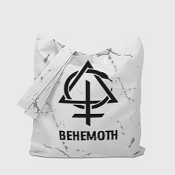 Сумка-шопер Behemoth glitch на светлом фоне, цвет: 3D-принт