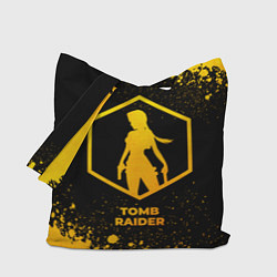 Сумка-шоппер Tomb Raider - gold gradient