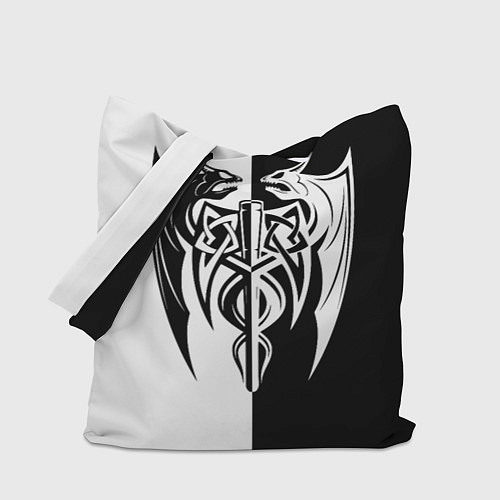 Сумка-шоппер Демоны - кельтика / 3D-принт – фото 1
