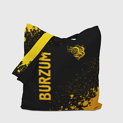 Сумка-шопер Burzum - gold gradient вертикально, цвет: 3D-принт