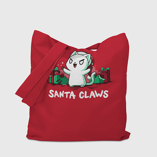 Сумка-шоппер Santa claws / 3D-принт – фото 1