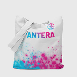 Сумка-шопер Pantera neon gradient style посередине, цвет: 3D-принт