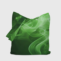 Сумка-шопер Зеленый дым, цвет: 3D-принт