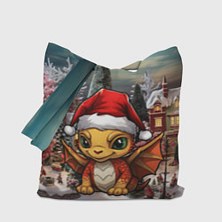 Сумка-шоппер Дракоша 2024 новогодний символ года