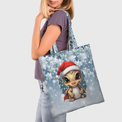 Сумка-шопер Дракон новогодний 2024, цвет: 3D-принт — фото 2