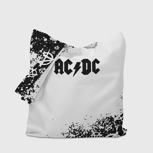 Сумка-шоппер AC DC anarchy rock / 3D-принт – фото 1