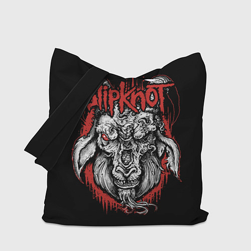 Сумка-шоппер Slipknot - козёл / 3D-принт – фото 1