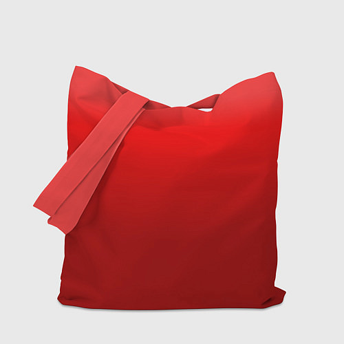Сумка-шоппер Кроваво-красный градиент / 3D-принт – фото 1