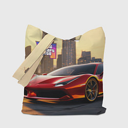 Сумка-шопер GTA 6 Vice city, цвет: 3D-принт