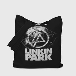 Сумка-шопер Linkin Park рэп-метал, цвет: 3D-принт