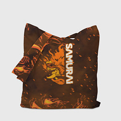 Сумка-шоппер Samurai огненное лого