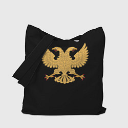 Сумка-шопер Двуглавый орёл символика России, цвет: 3D-принт