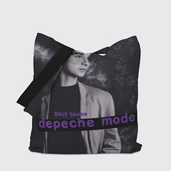 Сумка-шопер Depeche Mode Dave Gahan noir3, цвет: 3D-принт