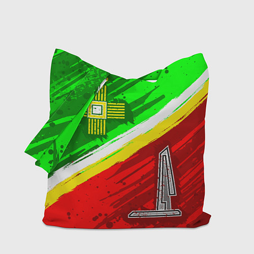 Сумка-шоппер Флаг Зеленограадского АО / 3D-принт – фото 1