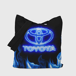 Сумка-шопер Toyota neon fire, цвет: 3D-принт