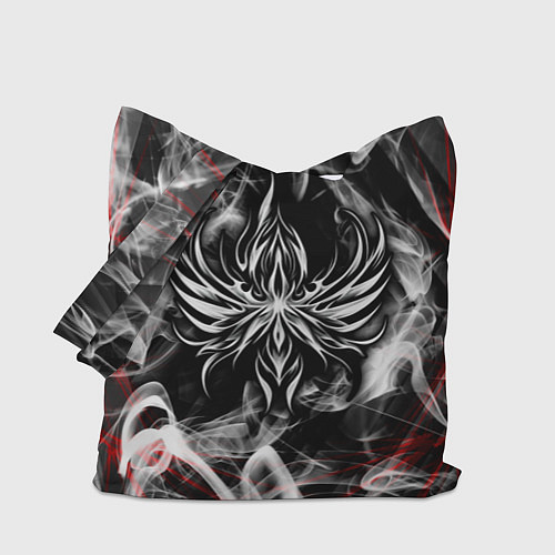 Сумка-шоппер Трайбл узор и дым / 3D-принт – фото 1