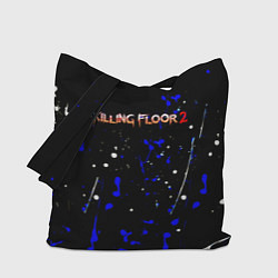 Сумка-шоппер Killing floor 2 logo краски абстрактные шутер