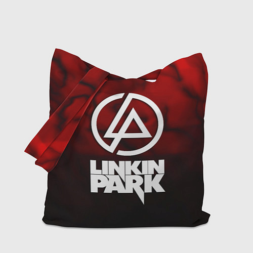 Сумка-шоппер Linkin park strom честер / 3D-принт – фото 1
