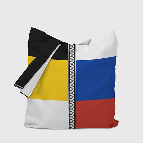 Сумка-шоппер Россия - патриот / 3D-принт – фото 1