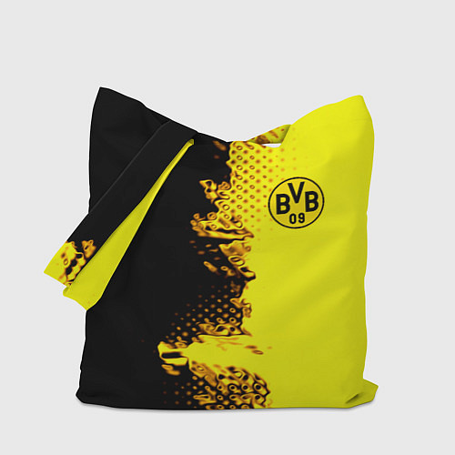 Сумка-шоппер Borussia fc sport краски / 3D-принт – фото 1