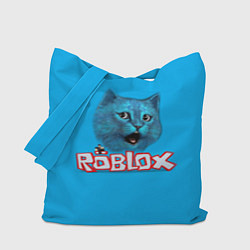 Сумка-шоппер Roblox синий кот