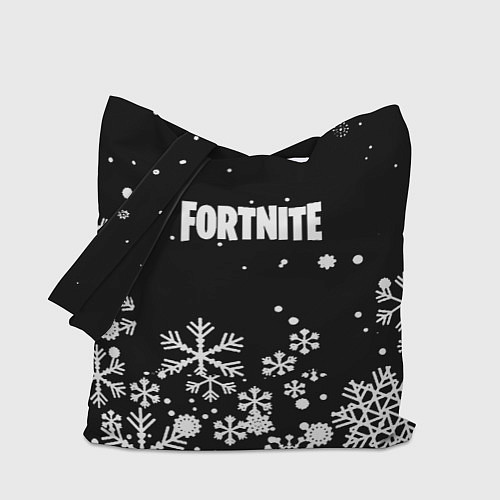 Сумка-шоппер Fortnite новый год паттерн / 3D-принт – фото 1