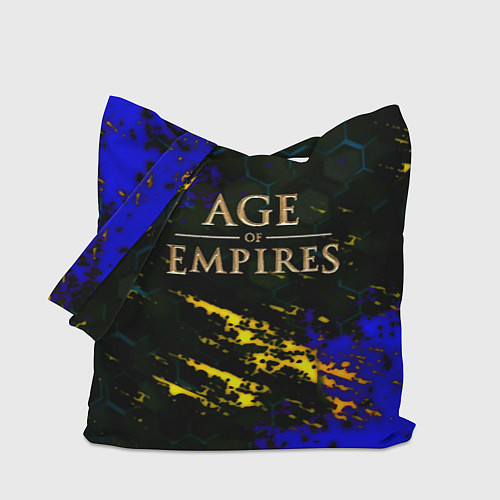Сумка-шоппер Age of Empires краски текстура / 3D-принт – фото 1