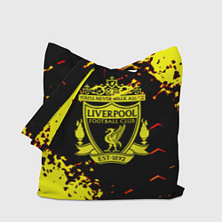 Сумка-шоппер Liverpool жёлтые краски текстура