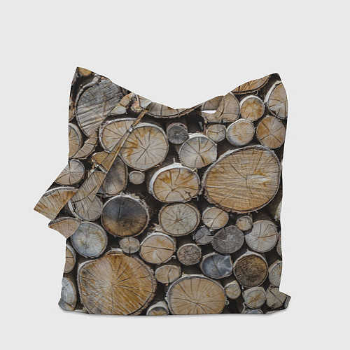 Сумка-шоппер Поленница / 3D-принт – фото 1