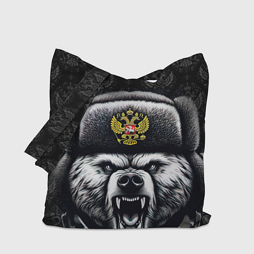 Сумка-шоппер Русский медведь / 3D-принт – фото 1