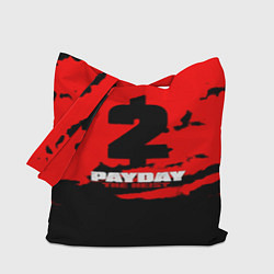 Сумка-шопер Payday 2 краски, цвет: 3D-принт