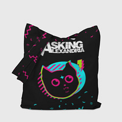 Сумка-шопер Asking Alexandria - rock star cat, цвет: 3D-принт