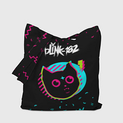 Сумка-шопер Blink 182 - rock star cat, цвет: 3D-принт