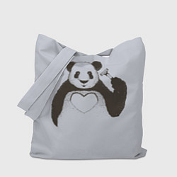 Сумка-шоппер Panda love art