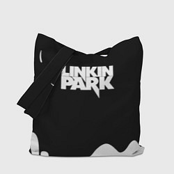 Сумка-шопер Linkin park краска белая, цвет: 3D-принт