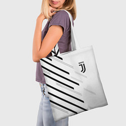 Сумка-шопер Juventus sport geometry, цвет: 3D-принт — фото 2