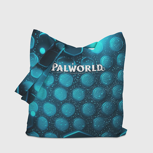 Сумка-шоппер Palworld логотип космический / 3D-принт – фото 1