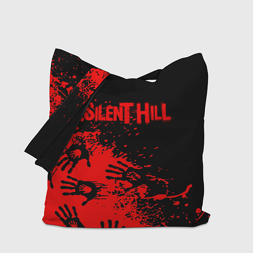Сумка-шоппер Silent hill logo game pattern steel / 3D-принт – фото 1