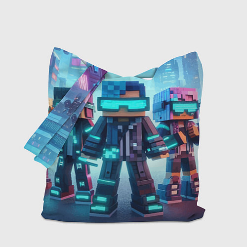Сумка-шоппер Minecraft - fantasy ai art / 3D-принт – фото 1