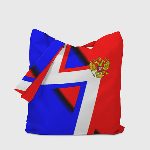 Сумка-шоппер Герб России спортивный стиль / 3D-принт – фото 1