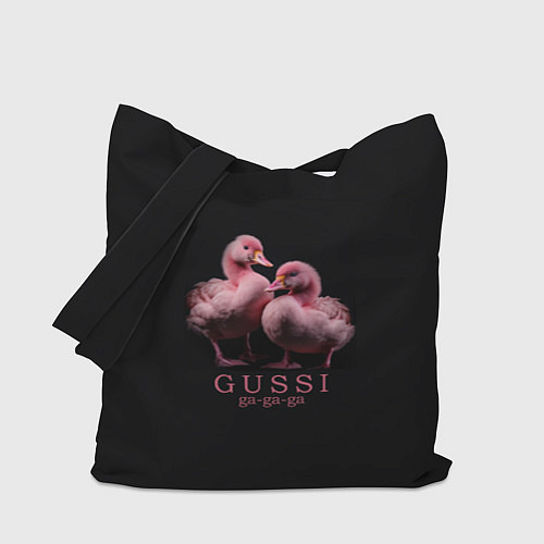 Сумка-шоппер Два маленьких гуся: Gussi ga-ga-ga / 3D-принт – фото 1