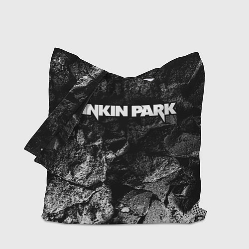 Сумка-шоппер Linkin Park black graphite / 3D-принт – фото 1
